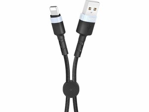 کابل شارژ سریع لایتنینگ به یواس‌بی به طول 25 سانتی‌متر ایکس‌او XO Convenient usb cable with clip lighting NB117