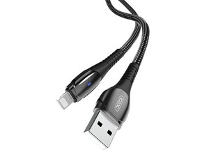 کابل شارژ سریع یواس‌بی به لایتنینگ به طول یک متر ایکس‌او XO Smart Chipset Auto Power-off USB Cable for lightning NB145
