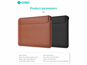 کیف مک بوک پرو 14 اینچ کوتتسی Coteetci case Macbook Pro"14(A2242) 17001