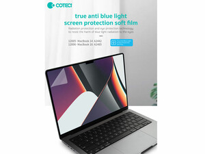 خرید محافظ صفحه نمایش ضد اشعه آبی مک بوک ایر 13 اینچ 2022 کوتتسی Coteetci screen soft film Macbook Air 13" 12014