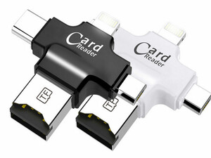 فلش مموری و کارت خوان چند سر کوتتسی Coteetci 4IN1 CARD READER (TF) CS5125-BK