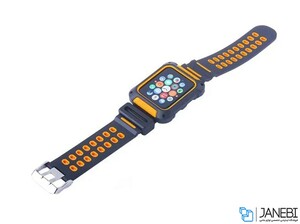 قاب و بند اپل واچ کوتتسی Coteetci PC & Silicone Watch Case Band Suit