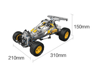 کیفیت لگو اسباب بازی ماشین مسابقه شیائومی Xiaomi Onebot Desert Racing RC OBJSC40AIQI CN RC buggy constructor