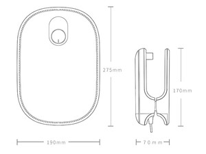 بهترین کیسه آب گرم برقی شیائومی Xiaomi Qualitell N1Electric Hot Water Bag Smart Digital Display ZSS211104