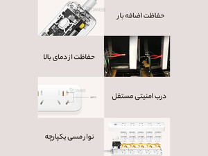 بهترین چندراهی برق 5 سوکت شیائومی