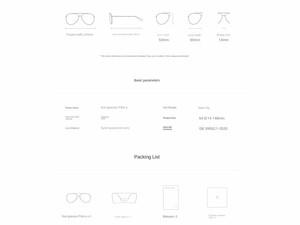 عینک آفتابی پولاریزه شیائومی Xiaomi Mijia Sunglasses Pilota MSG01BJ