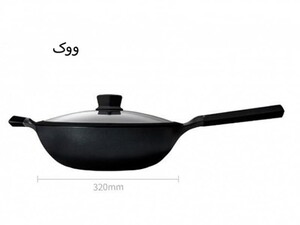 تابه درب دار شیائومی Xiaomi Youpin Huohou Non-stick Super Platinum Frying Pan C1