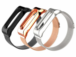 بند فلزی آهن ربایی دستبند سلامتی Xiaomi Metal Mi Band 2 Magnetic Strap