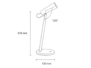 چراغ مطالعه میجیا شیائومی Mijia MJTD03YL rechargable table lamp