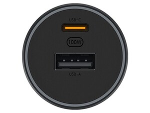 شارژر فندکی سریع با خروجی یو اس بی و تایپ سی شیائومی Xiaomi 100W Car Fast Charger دارای دو خروجی شارژ