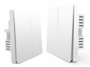 کلید هوشمند دو پل شیائومی Xiaomi QBKG03LM Aqara Wall Switch ZigBee Version