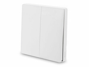 کلید هوشمند دو پل بی سیم شیائومی Xiaomi WXKG02LM Aqara Smart Light Switch Wireless Version