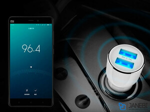 خرید شارژر فندکی فست شارژ ماشین و اف‌ ام پلیر شیائومی