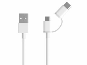 کابل کوتاه شارژ و انتقال داده دو سر شیائومی Xiaomi ZMI Micro USB And Type-C Cable AL511