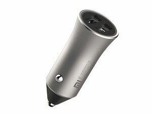 شارژر فندکی فست شارژ ماشین دو پورت شیائومی CC05ZM