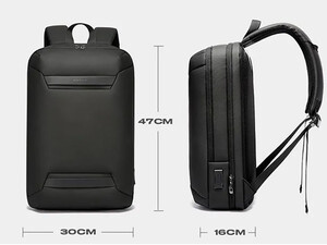 خرید کوله یو اس بی دار بنج Bange BG-7677 Oxford Backpack With USB Type-C Port 47x30x16cm