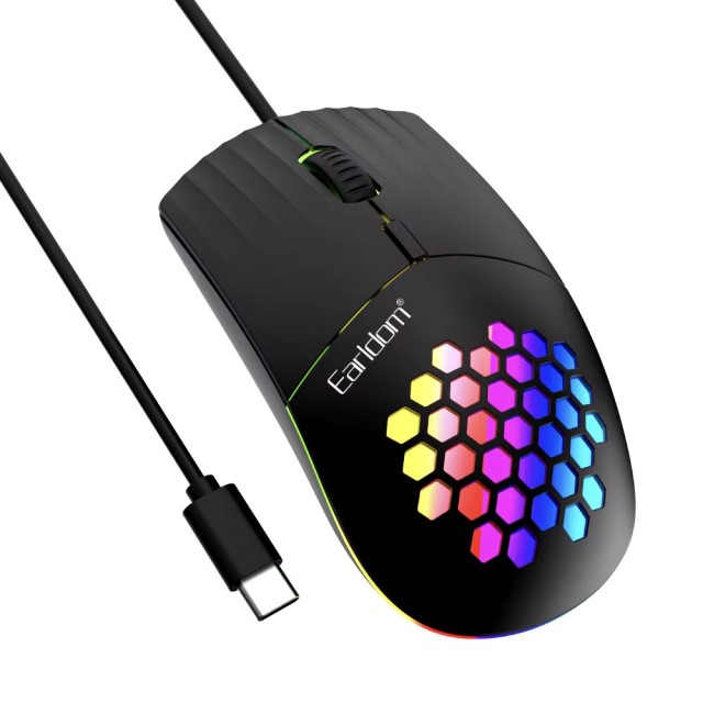 ماوس باسیم USB Type-C گیمینگ ارلدام مدل ET-KM5