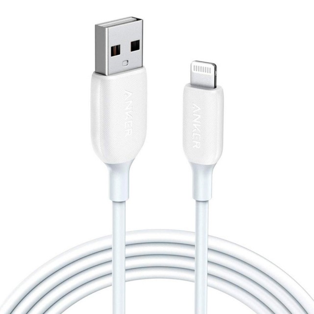 کابل شارژ USB به لایتنینگ انکر مدل Powerline III A8813 طول 1.8 متر توان 2.4 آمپر