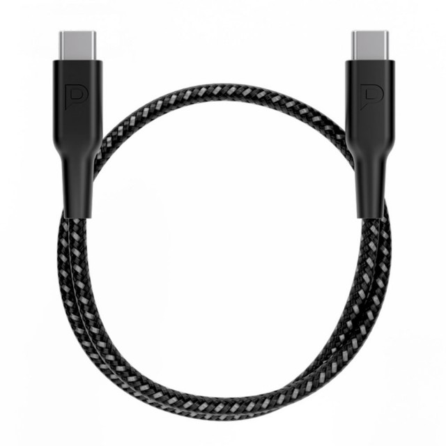 کابل شارژ USB-C به USB-C پاورولوژی مدل PCAB008 طول 30 سانت توان 60 وات