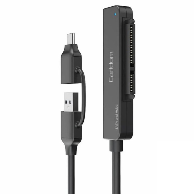 مبدل USB 3.0 و تایپ سی به SATA ارلدام مدل ET-W36