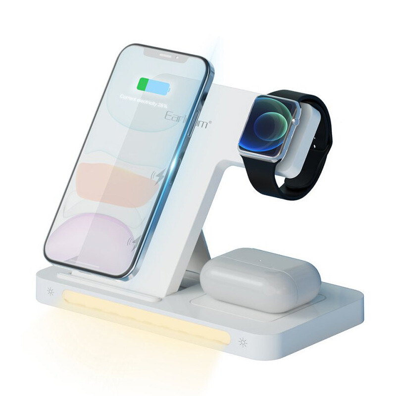 شارژر وایرلس 3 کاره ارلدام مدل WC27 توان 15 وات