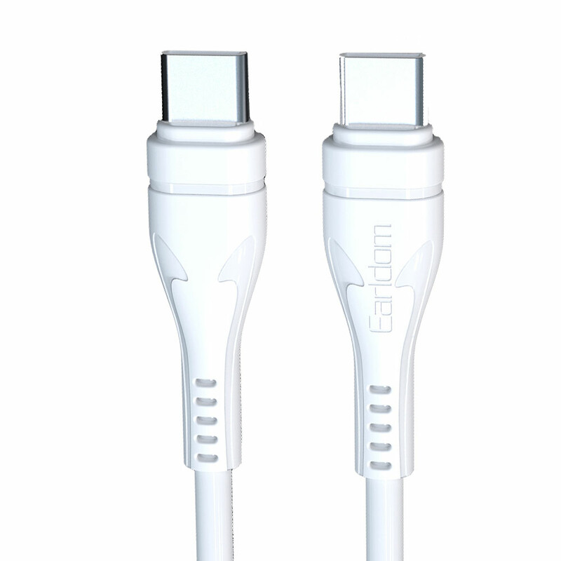 کابل شارژ USB-C به USB-C ارلدام مدل EC-165C-C طول 1 متر توان 60 وات