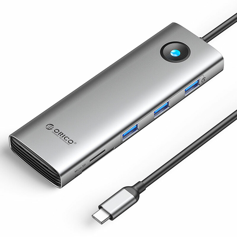 هاب تایپ سی 9 پورت اوریکو مدل PW11-9P