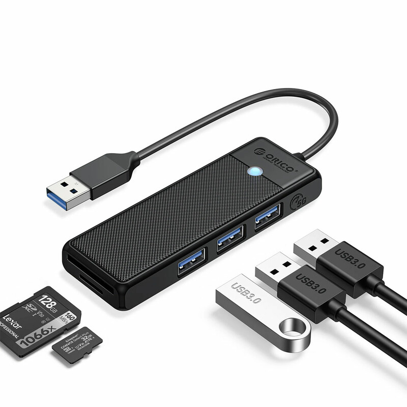 هاب USB 3.0 چهار پورت اوریکو مدل PAPW3AT-U3-015