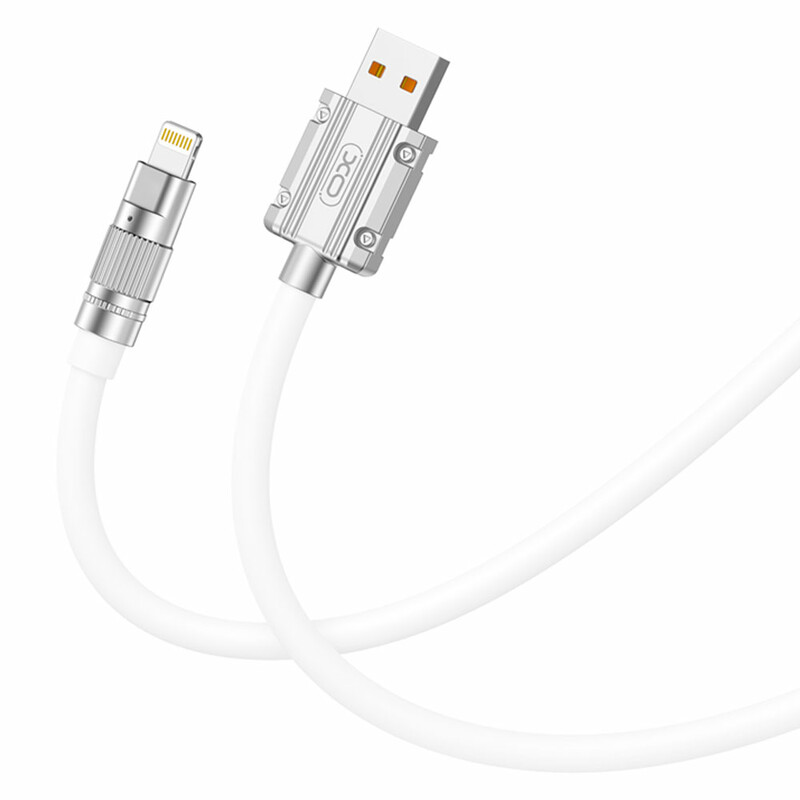 کابل شارژ USB به لایتنینگ ایکس او NB-227 طول 1.2 متر توان 6 آمپر