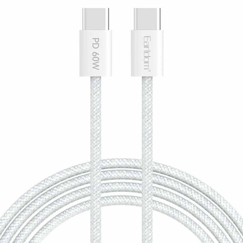 کابل شارژ USB-C به USB-C ارلدام مدل EC-190C-C طول 1 متر توان 60 وات