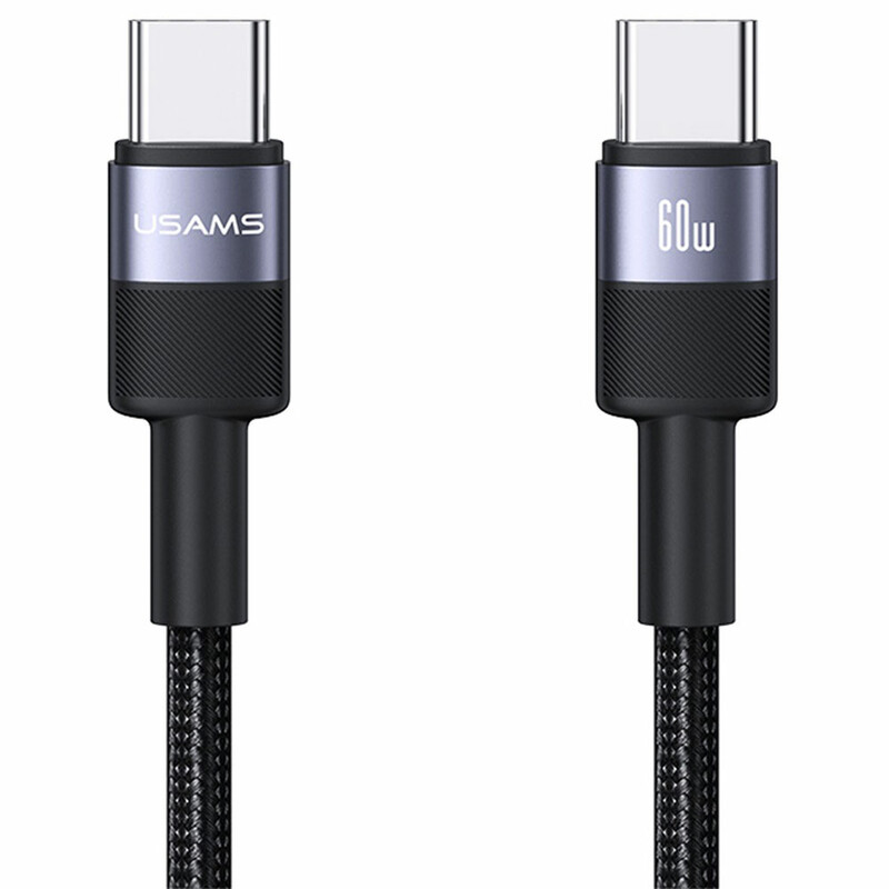 کابل شارژ USB-C به USB-C یوسمز مدل SJ724  طول 1.2 متر توان 60 وات
