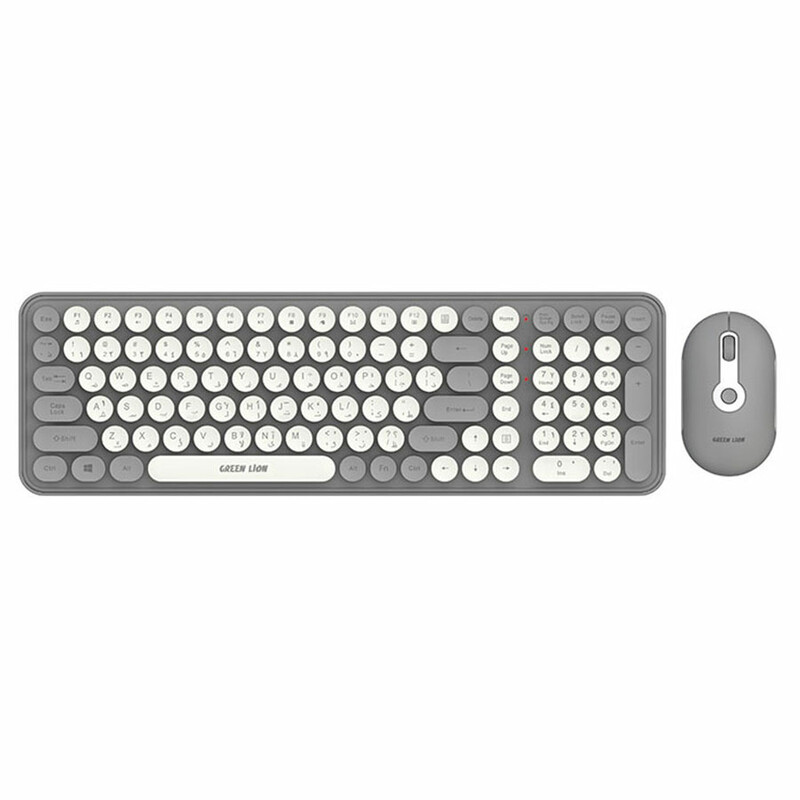 کیبورد و ماوس بی سیم گرین لاین مدل Green Lion GKM-300