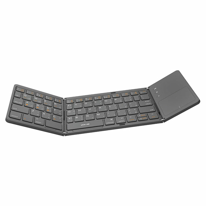 کیبورد بلوتوثی تاشو گرین لاین مدل Foldable Bluetooth Keyboard