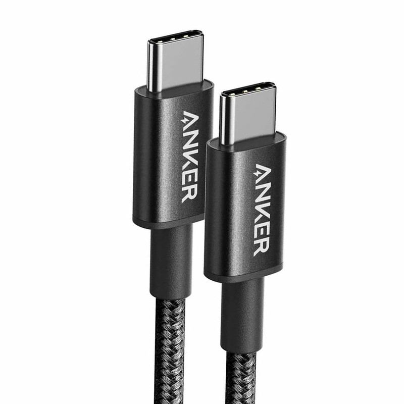 کابل شارژ USB-C به USB-C انکر مدل Ultra-Durable A8752 طول 0.9 متر توان 60 وات