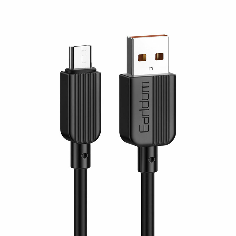 کابل شارژ USB به micro USB ارلدام مدل EC-183M طول 1 متر توان 2.4 آمپر