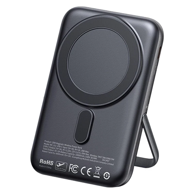 پاوربانک وایرلس مک دودو مدل MC-151 ظرفیت 10000 میلی آمپر ساعت توان 20 وات