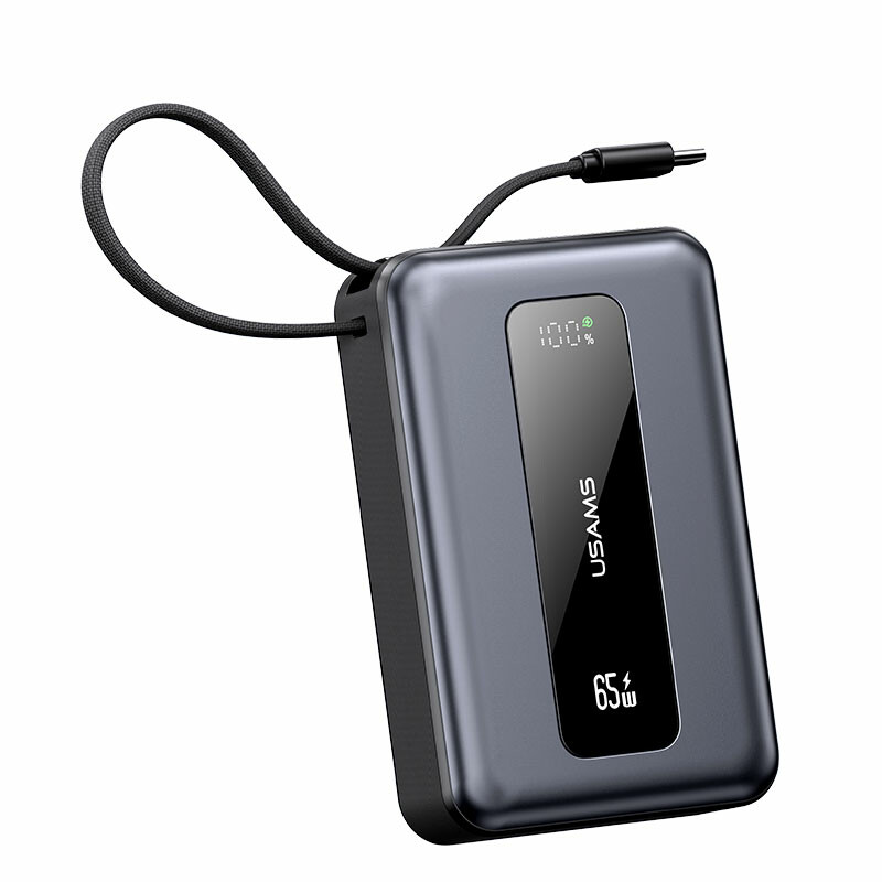 پاوربانک یوسمز مدل Usams US-CD243 ظرفیت 20000 میلی آمپر توان 65 وات