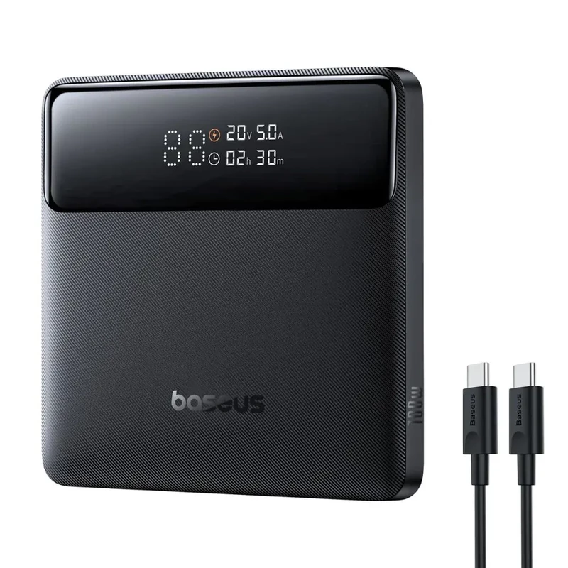 پاوربانک بیسوس مدل Blade H1 PPBLD100HD ظرفیت 20000 میلی آمپر توان 100 وات