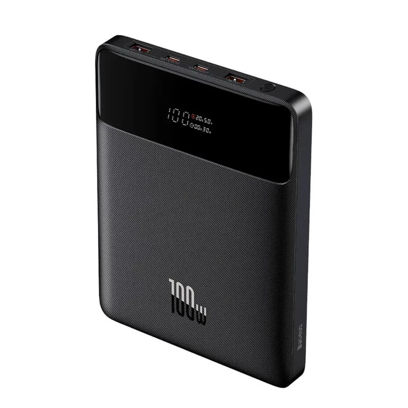 پاوربانک بیسوس مدل Blade PPBLD100-X ظرفیت 20000 میلی آمپر توان 100 وات