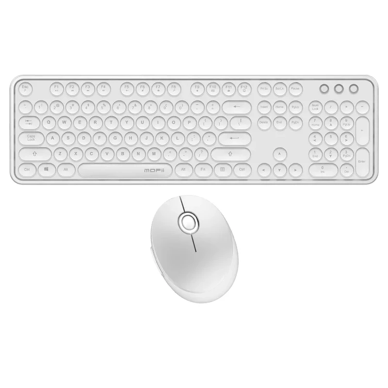 کیبورد و ماوس بی سیم مافی مدل Sweet Pure