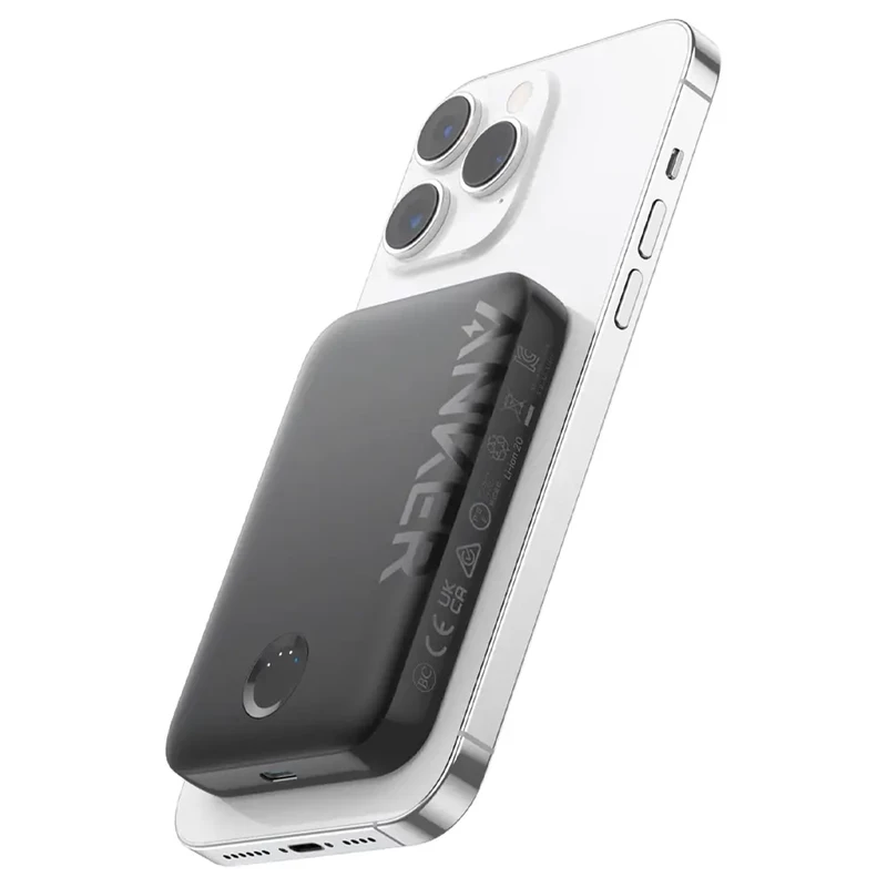 پاوربانک مگنتی انکر MagGo مدل A1616 ظرفیت 5000 توان 12 وات