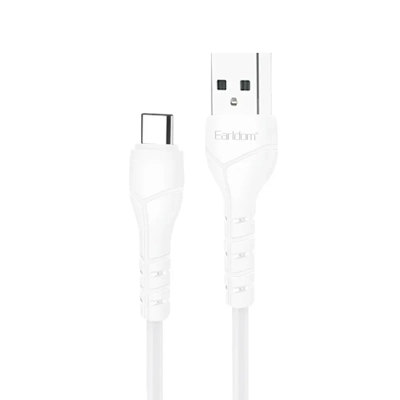 کابل شارژ USB به Type-C ارلدام مدل EC-095C طول 1 متر توان 2.4 آمپر