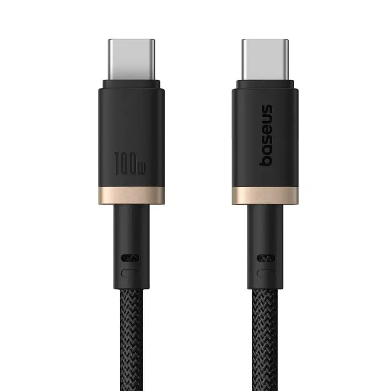 کابل شارژ USB-C به USB-C بیسوس مدل Dura P10377803U01-02 طول 2 متر توان 100 وات