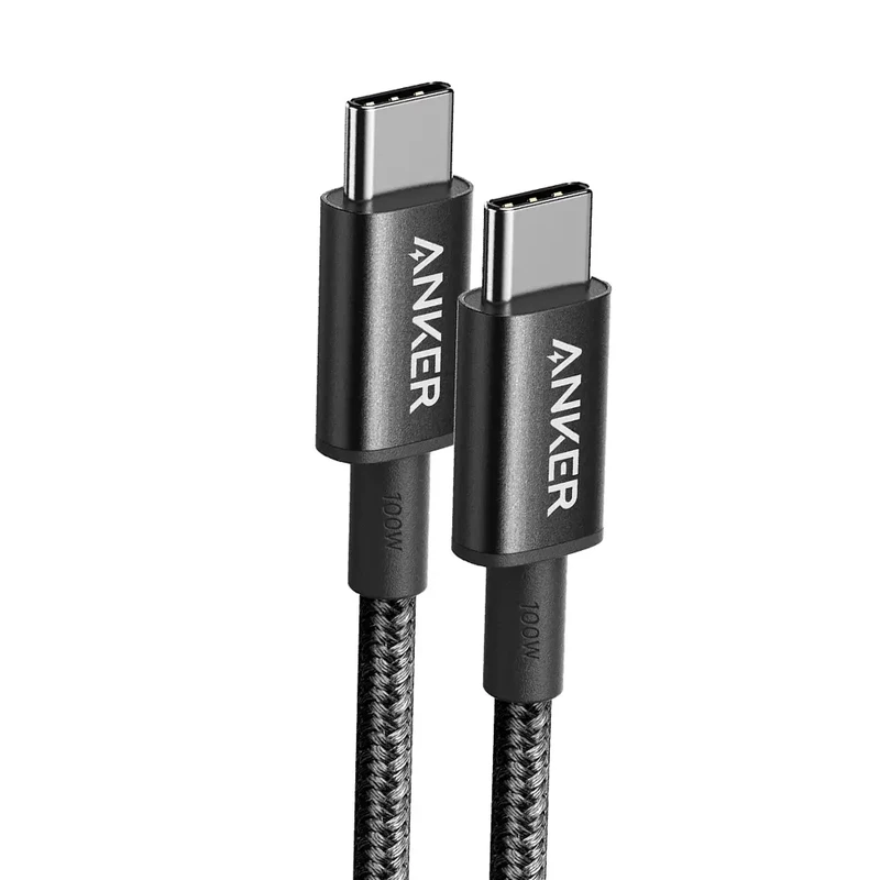 کابل شارژ USB-C به USB-C انکر مدل Ultra-Durable A8756 طول 1 متر توان 100 وات