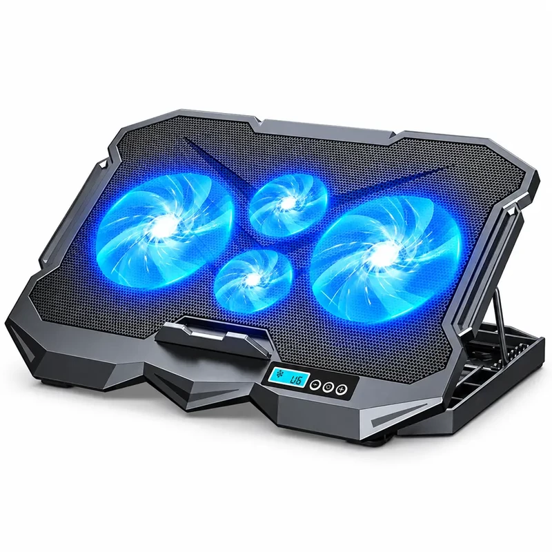 پایه خنک کننده لپ تاپ آیس کورل مدل K22 با 4 فن