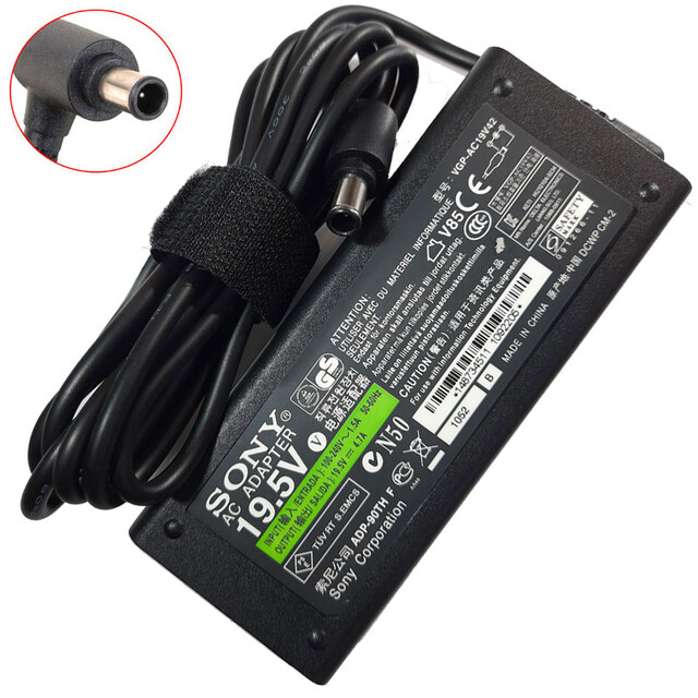 شارژر لپ تاپ سونی 19.5 ولت 4.7 آمپر مدل VGP-AC19V42