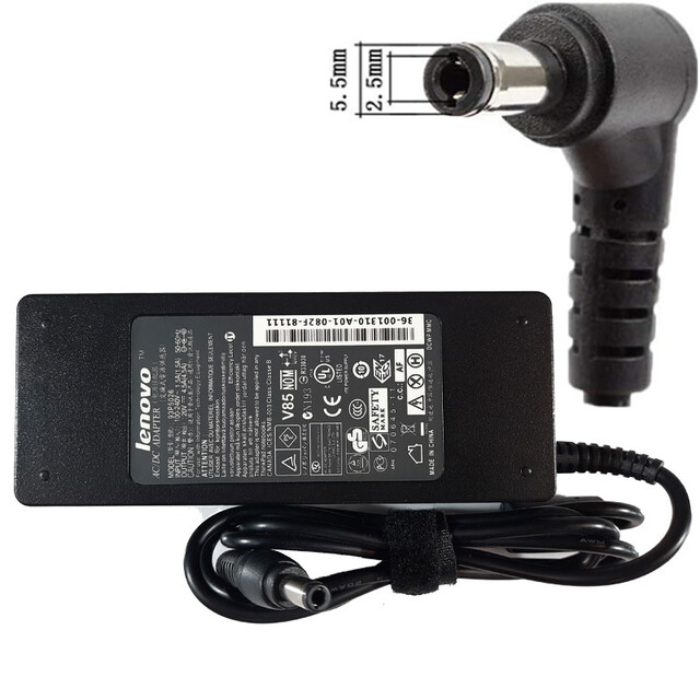 شارژر لپ تاپ لنوو 20 ولت 4.5 آمپر سر نرمال مدل 93P5026
