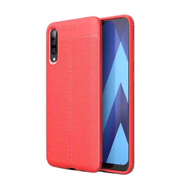 قاب ژله‌ای طرح چرم Auto Focus سامسونگ A50