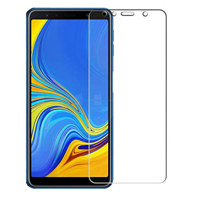 محافظ صفحه نمایش شیشه‌ای 414 گوشی موبایل سامسونگ A7 2018