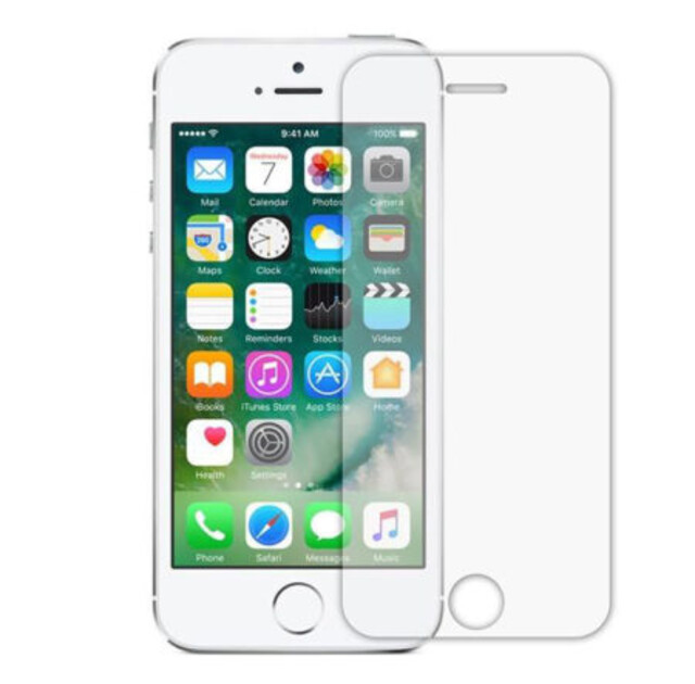 محافظ صفحه نمایش شیشه‌ای 414 گوشی موبایل آیفون ۵/۵S/SE